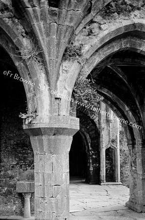 KILCOOLEY ABBEY ECCENTIC ARCHES OFF CHAPEL